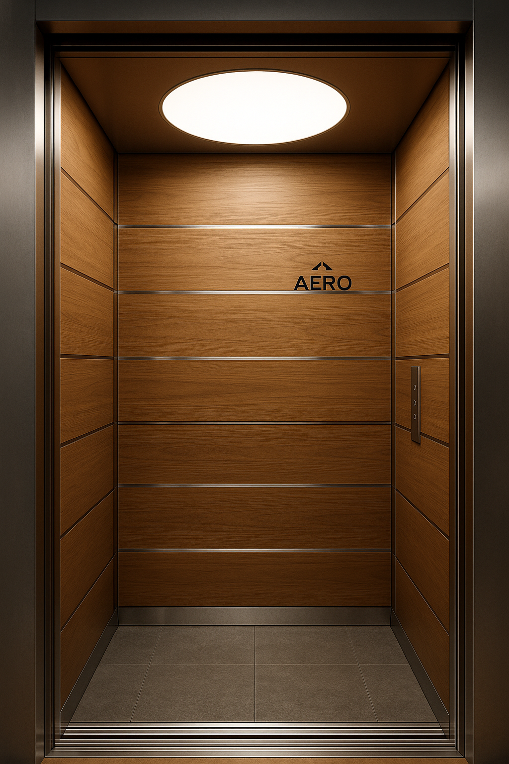 AERO Pro Industrial — Gunmetal stainless steel cabin